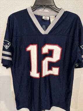 Tom Brady #12 New England Patriots Youth XL 18/20 NFL Football Jersey